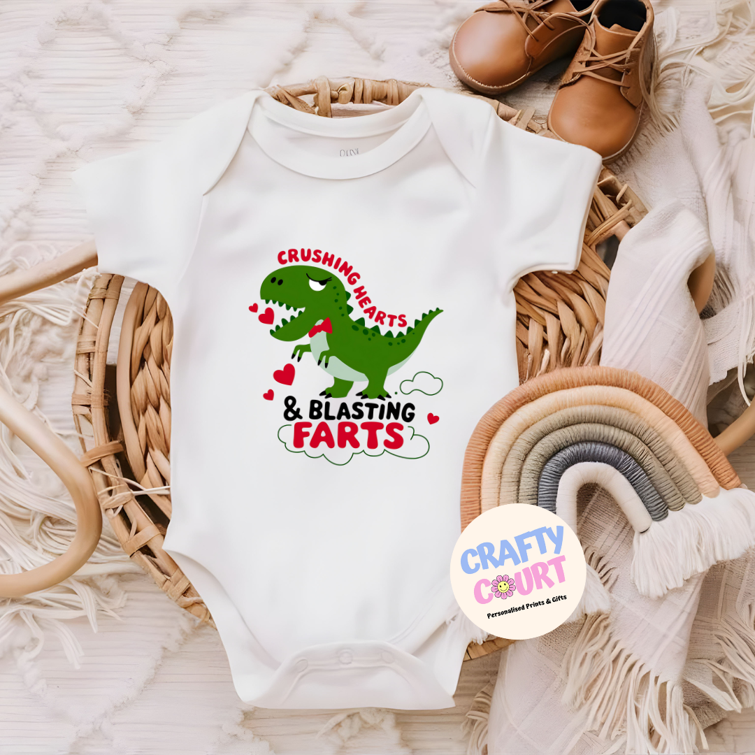 Funny Valentines Baby Vest