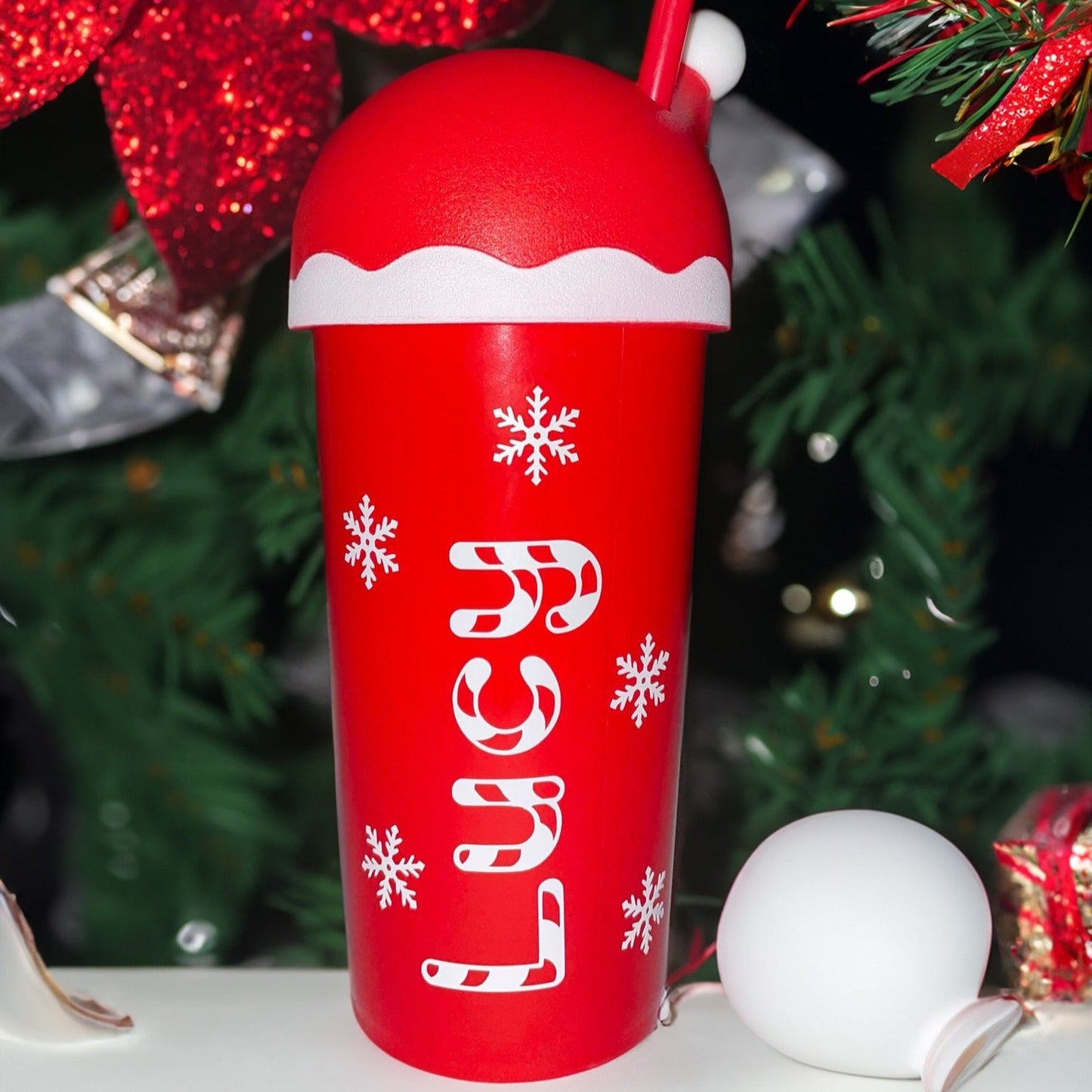 Personalised Santa Hat Tumbler