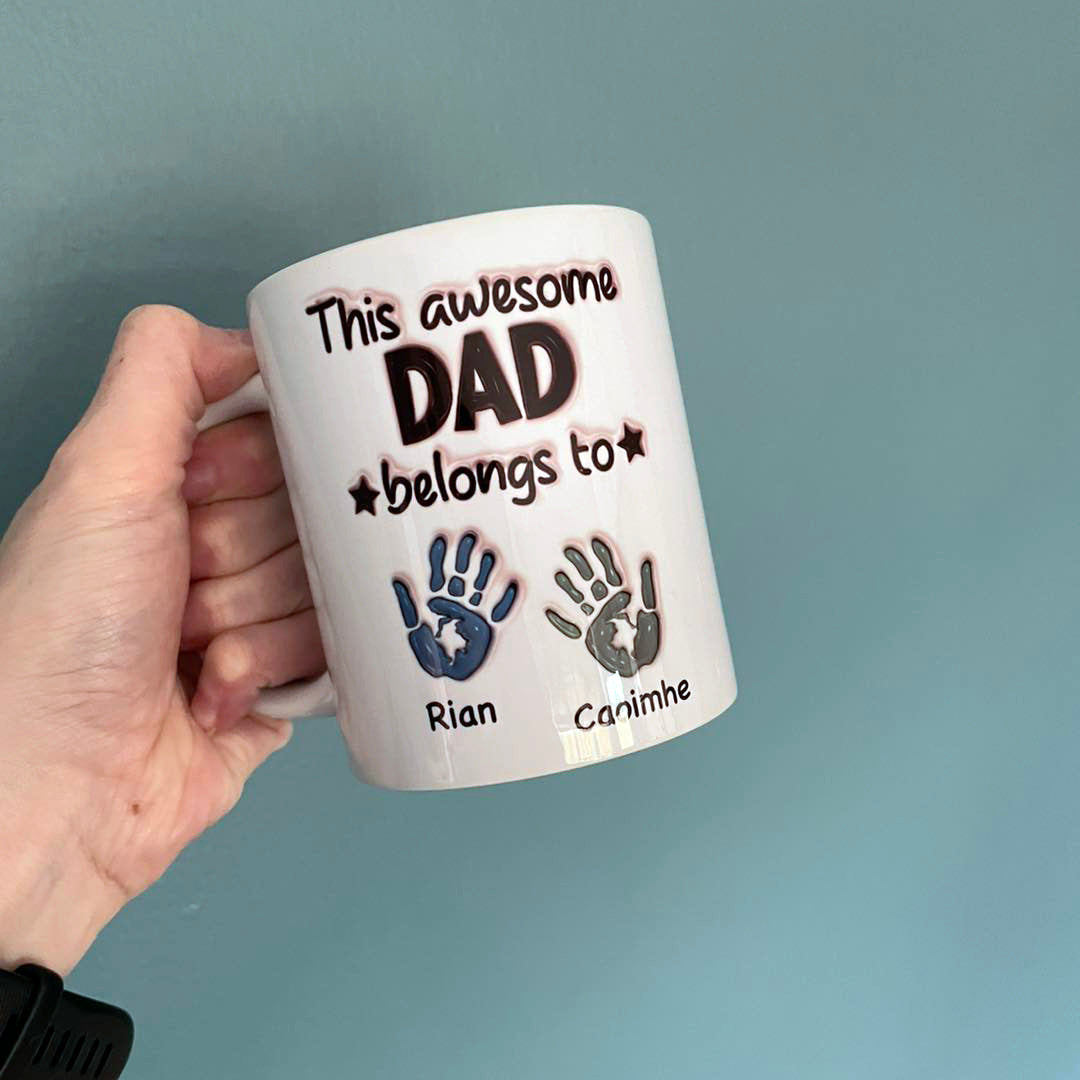 Personalised Awesome Dad Mug