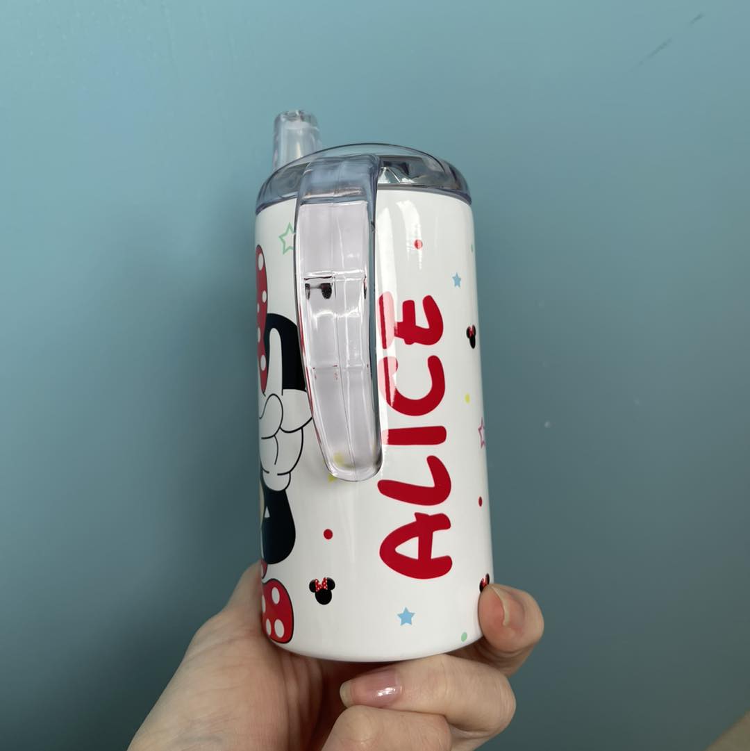 Kids Personalised 12oz Steel Mouse Tumbler