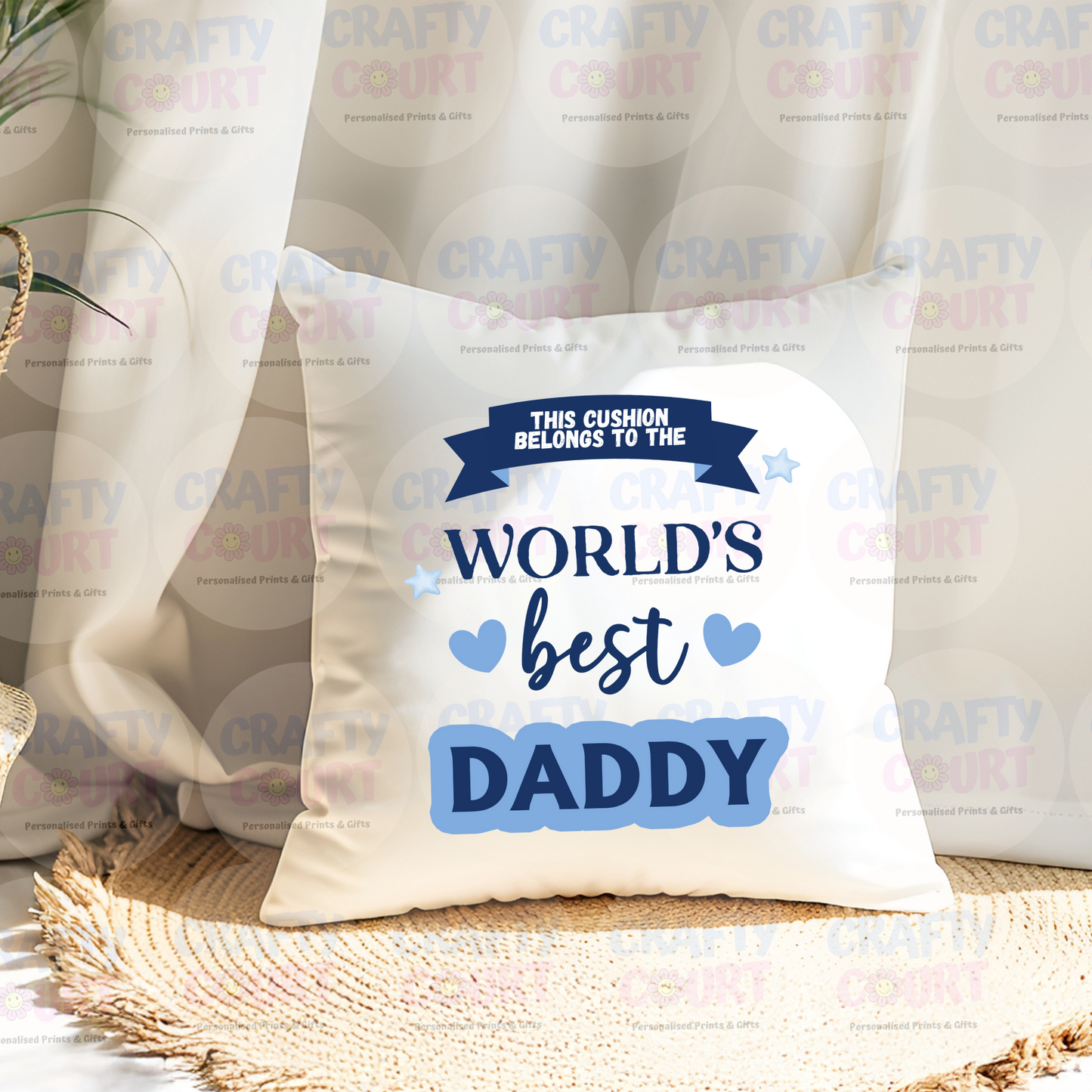 Personalised Cushion for Dad, Daddy, Granda, Grandad