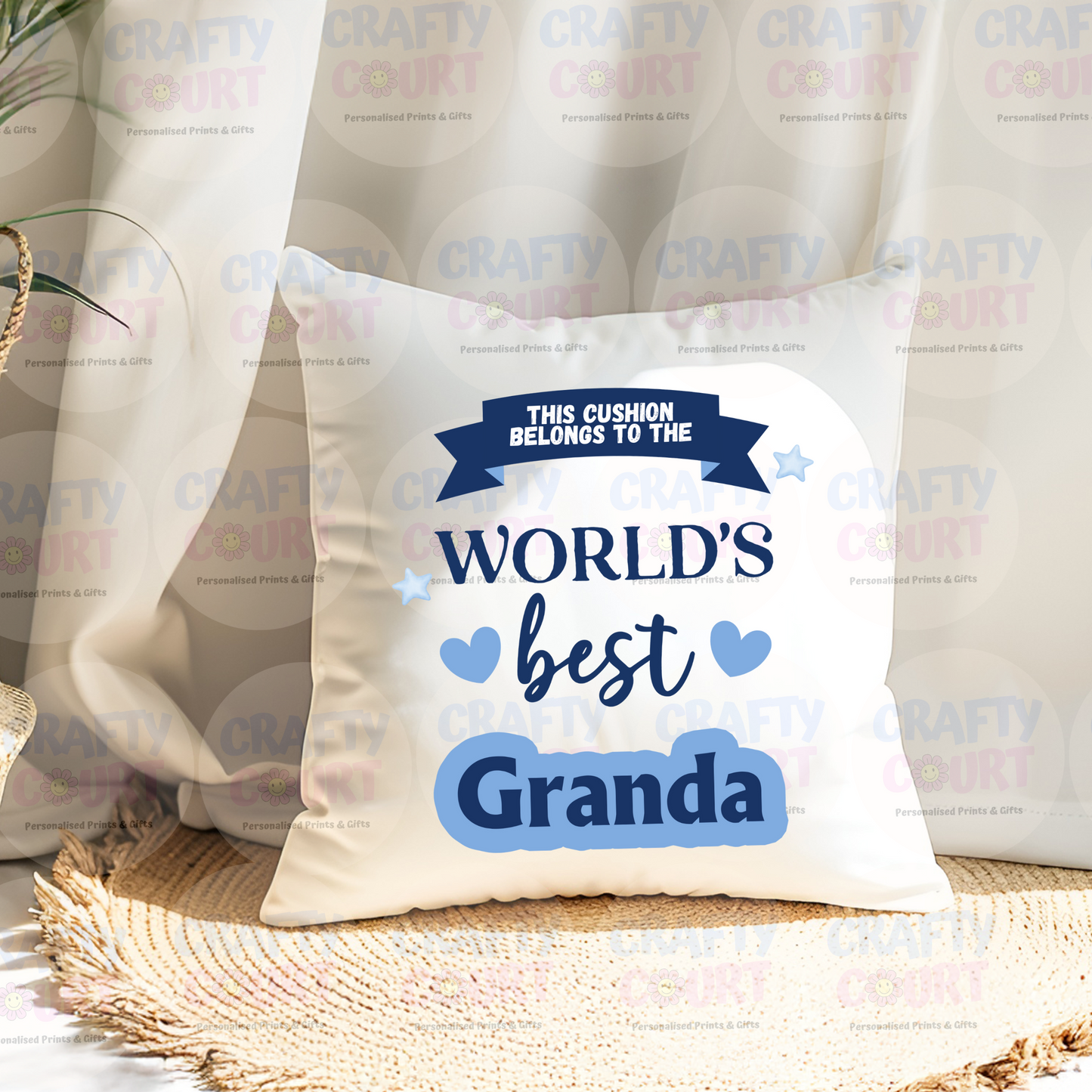 Personalised Cushion for Dad, Daddy, Granda, Grandad