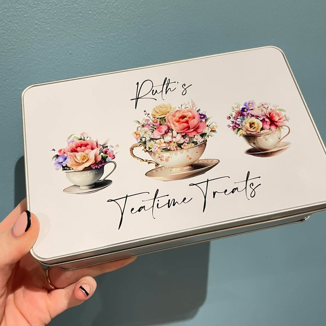 Personalised Teatime Treats Tin