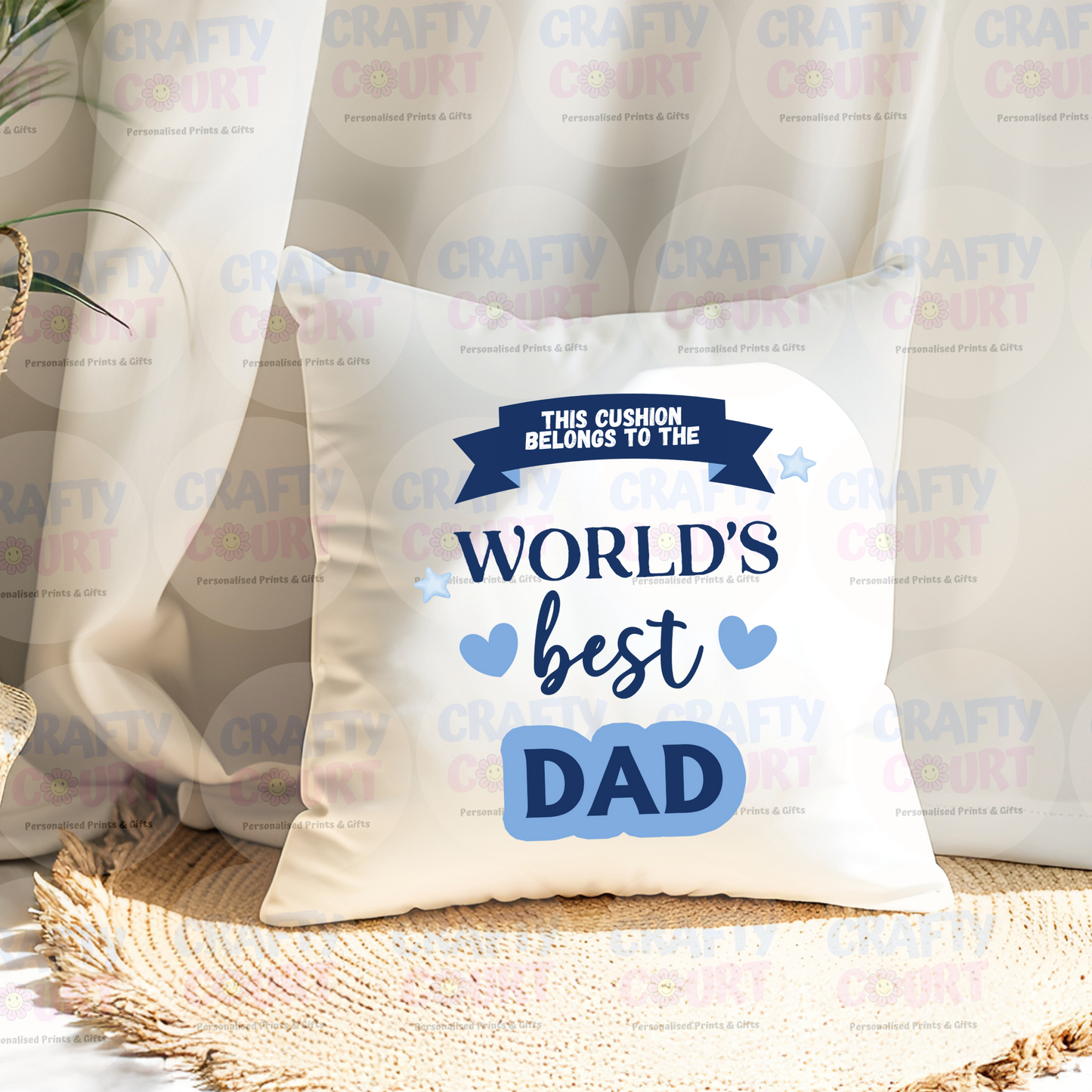 Personalised Cushion for Dad, Daddy, Granda, Grandad