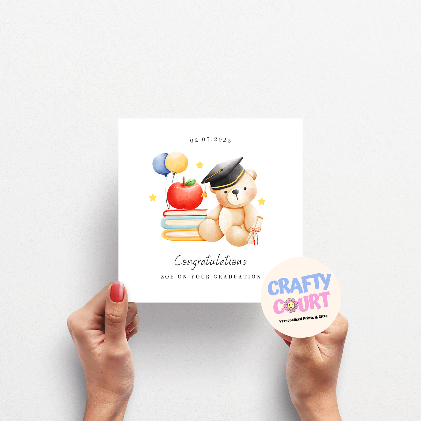 Graduation Card: Bear