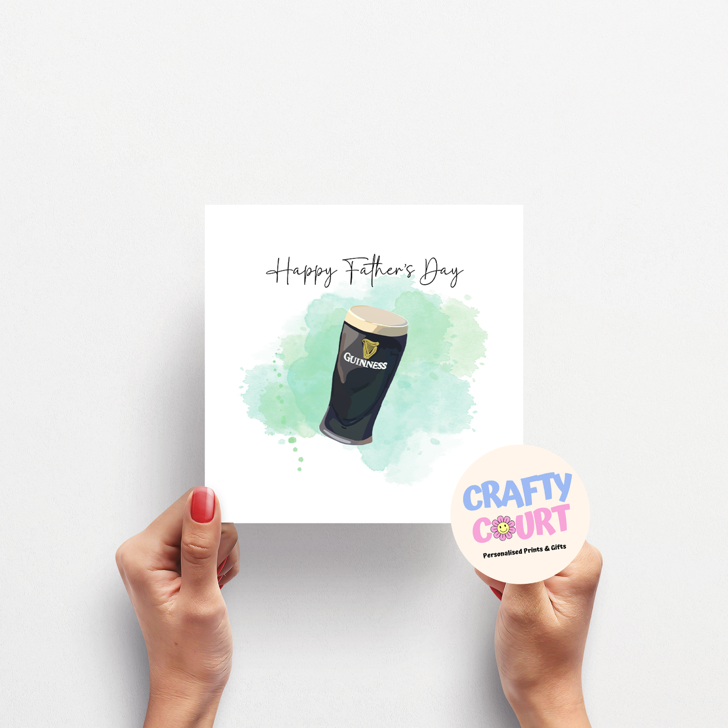 Personalised Father's Day Card: Guinness