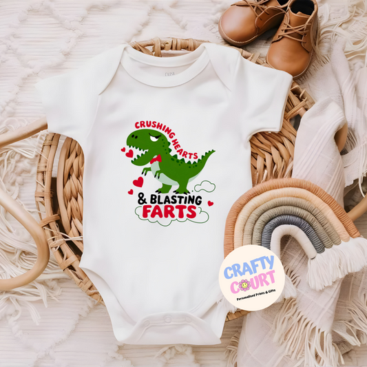 Funny Valentines Baby Vest