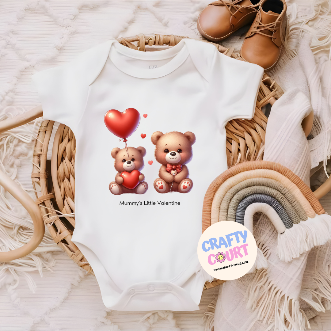Mummy's Little Valentine Baby Vest