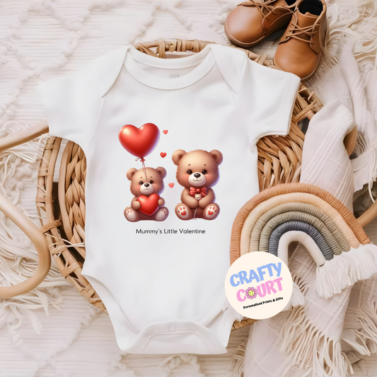 Mummy's Little Valentine Baby Vest