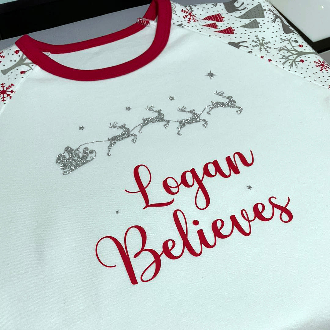 Personalised Kids Christmas Pyjamas