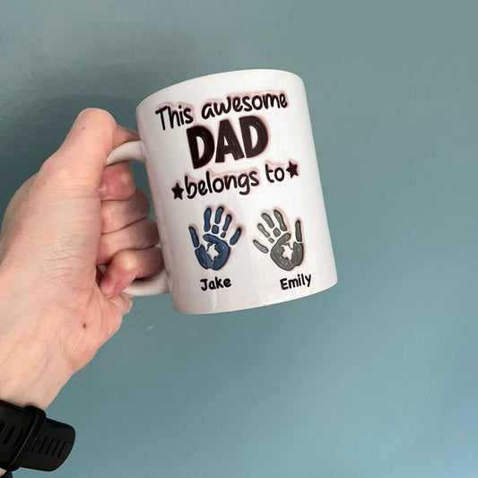 Personalised Awesome Dad Mug