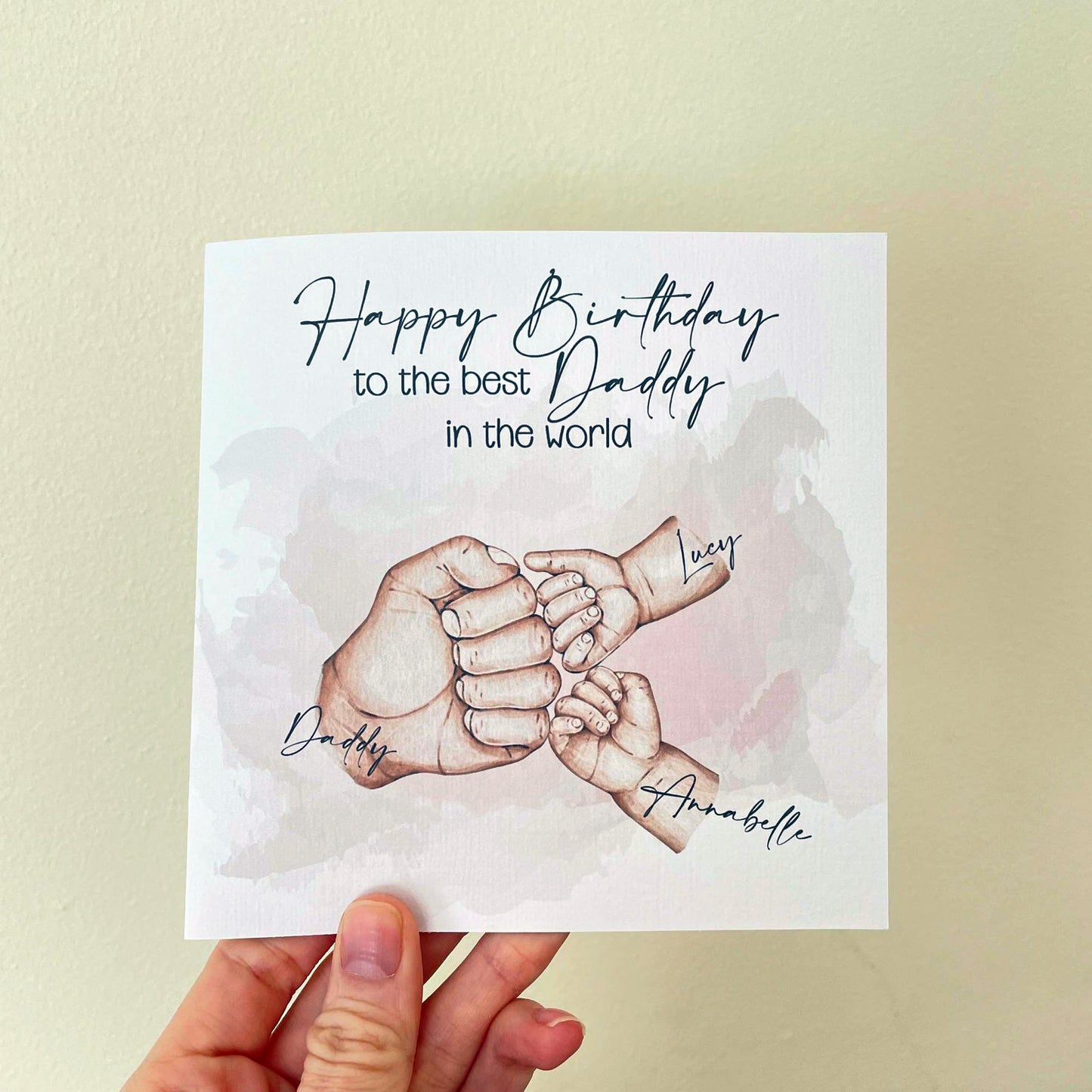 Personalised Daddy's Team Birthday Card
