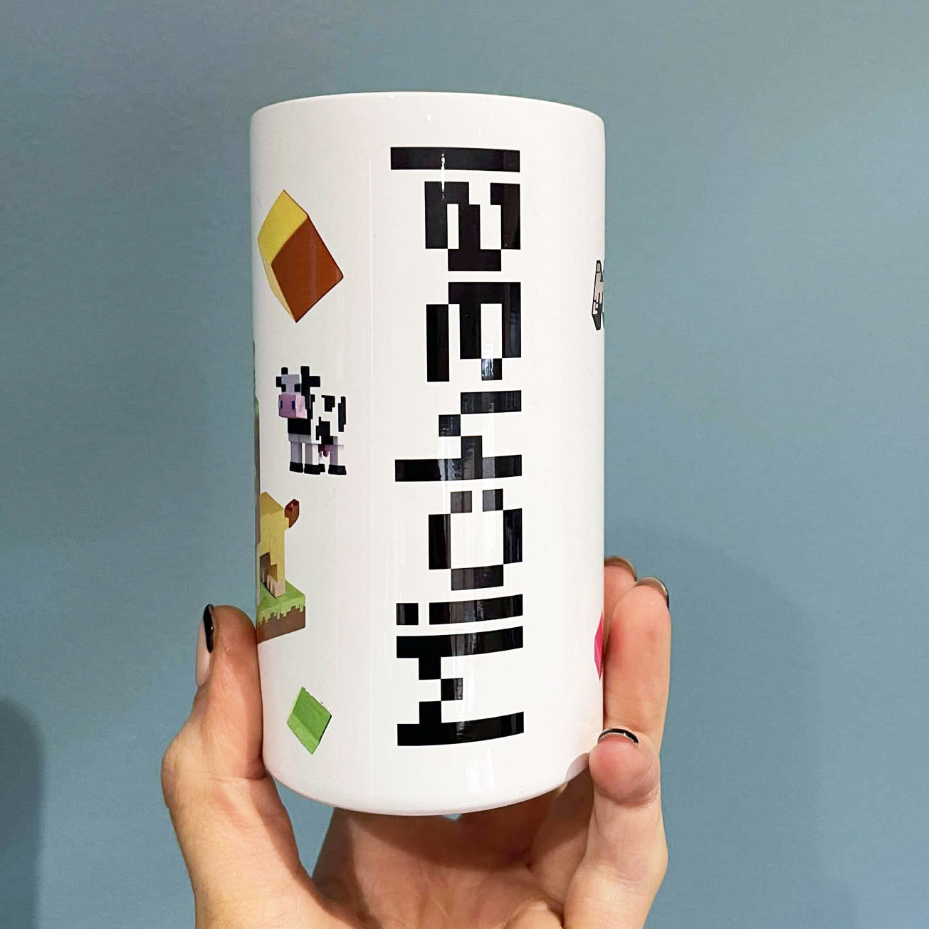 Kids Personalised 12oz Steel Gamer Tumbler