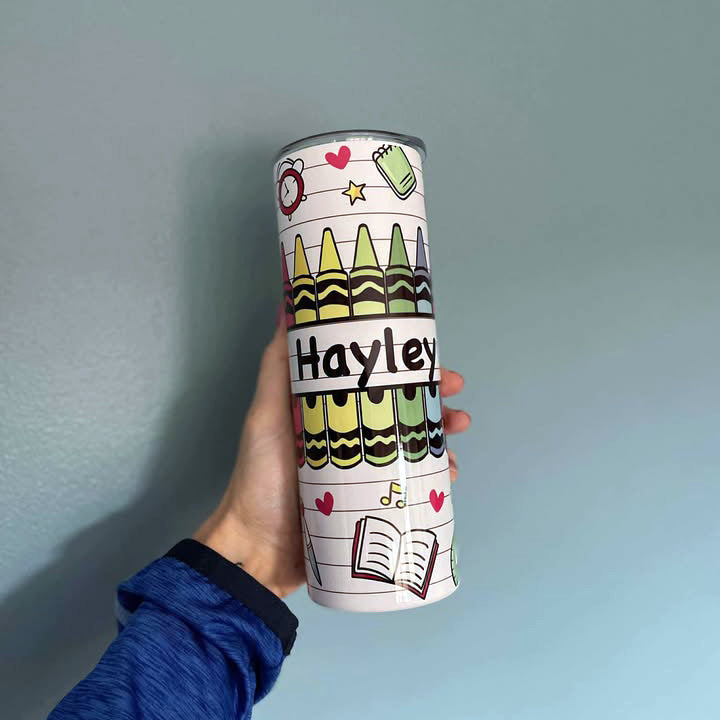 Personalised 20oz Teacher Tumbler: Design 1