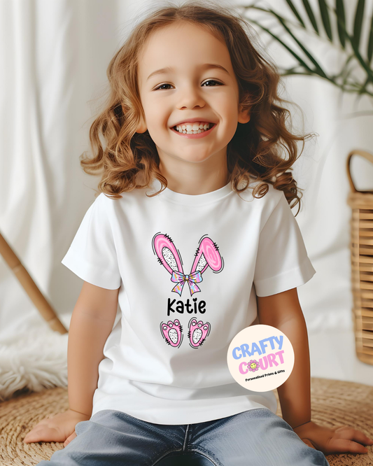 Kids personalised Easter T-Shirt: Design 2