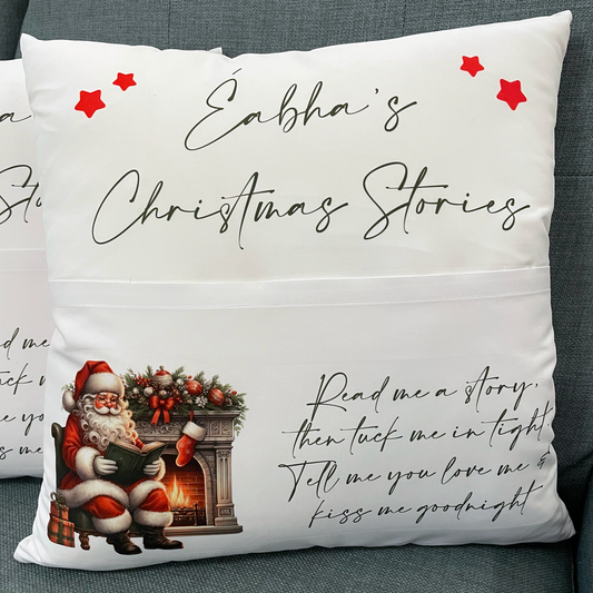 Personalised Christmas Story Cushions