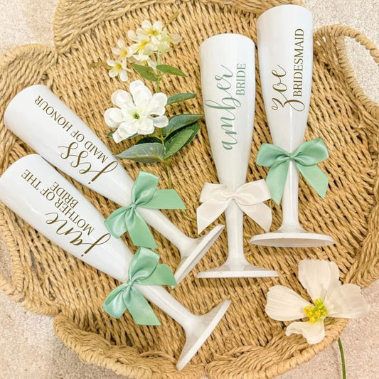 Personalised Wedding Flutes