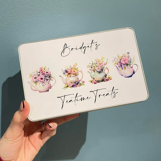 Personalised Teatime Treats Tin
