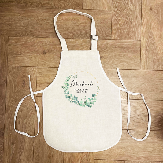 Personalised Flower Girl / Page Boy Apron