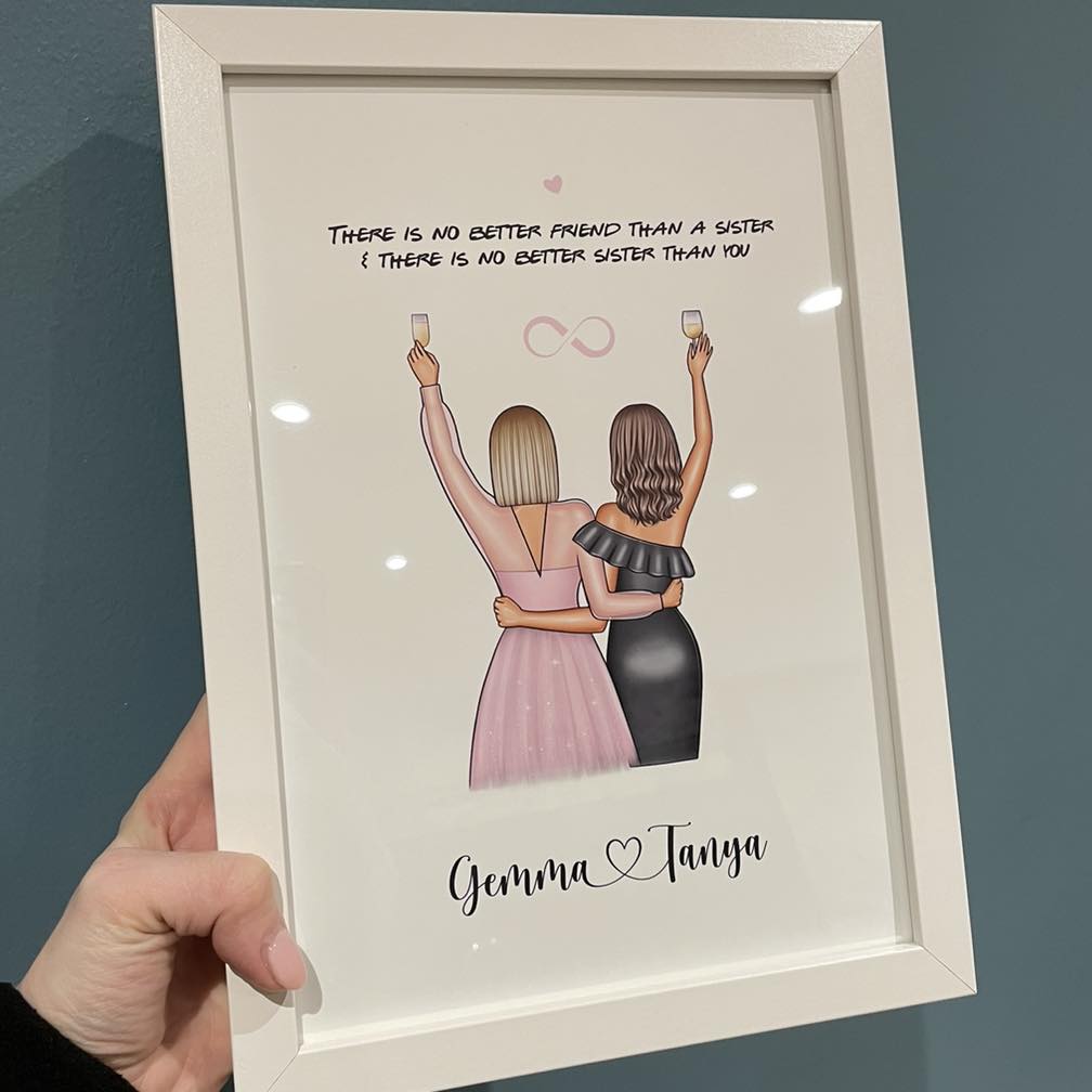 Personalised Friend / Sister Birthday Print