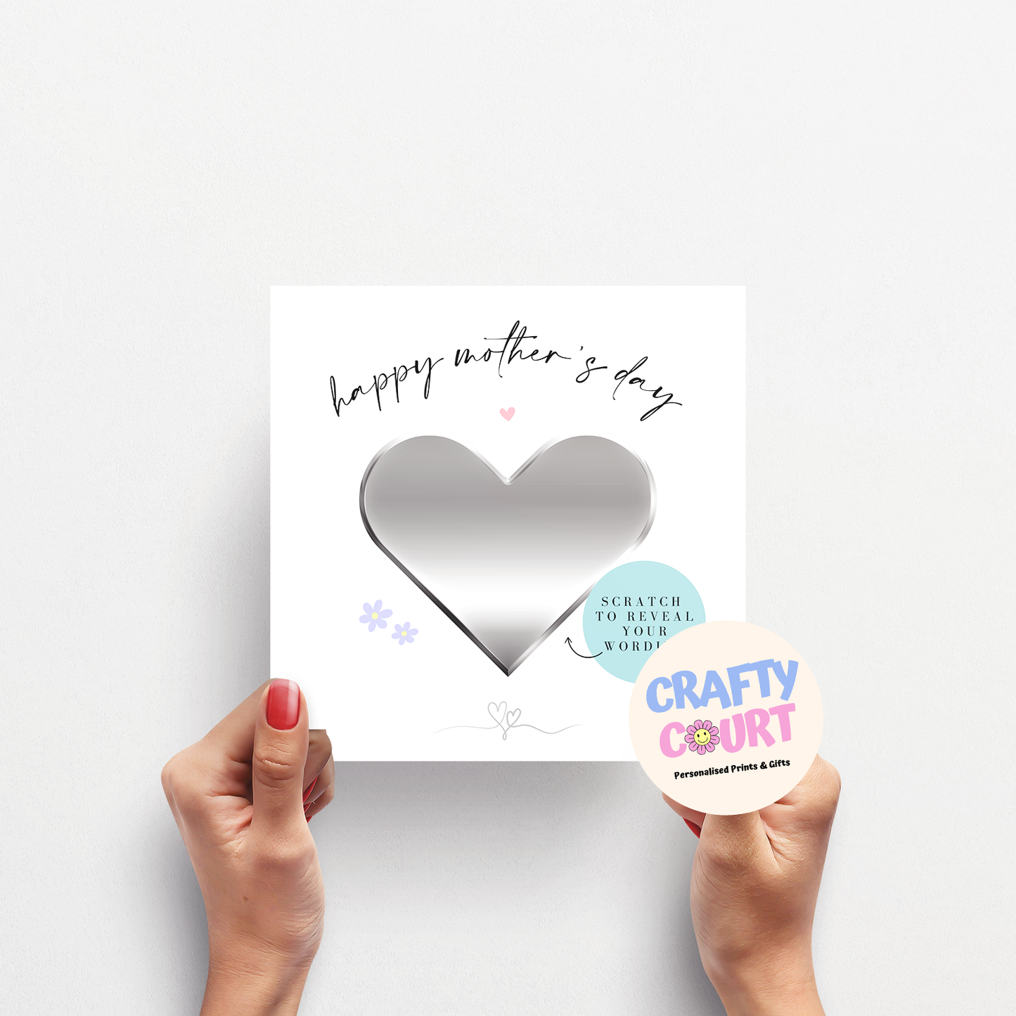 Personalised Mother's Day Card: Scratchcards