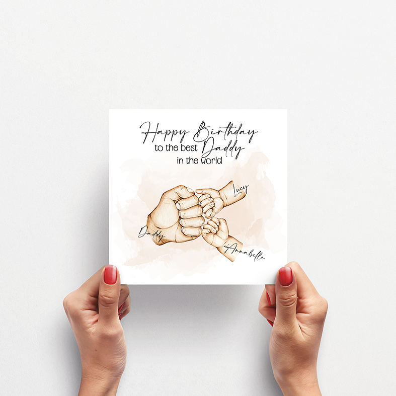 Personalised Daddy's Team Birthday Card