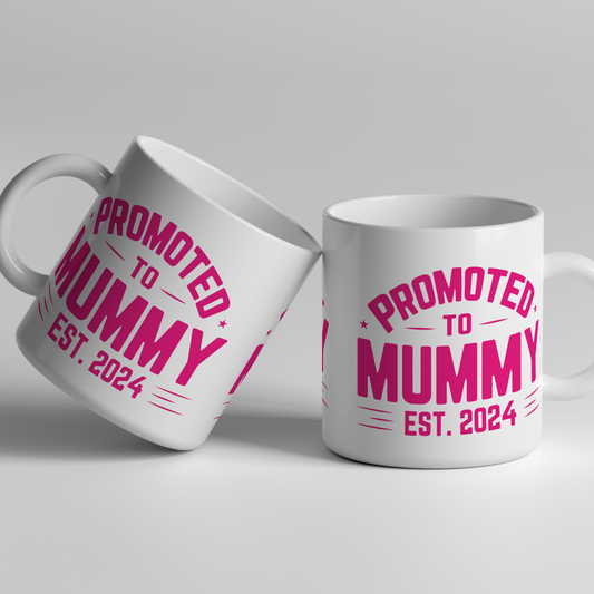 Promoted to Mummy, Daddy & More Mug